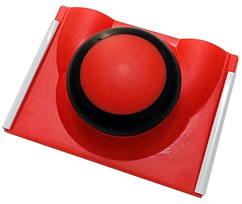 Paint Edger Paint Pad, Multifunctional Paint Edger Tool with Pad Nylon Bristles Edges, Home Painting Brush Tools for Wall and Ceiling Cutting in, Painting Corner and Edges(Round Handle)