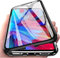 MEIQIBAO für Samsung Galaxy A72 Hülle Handyhülle 360°Schutzhülle mit Displayschutz Stoßfest Staubdicht Sturzfest，Unterstützt MagSafe Magnetische Case，schwarz