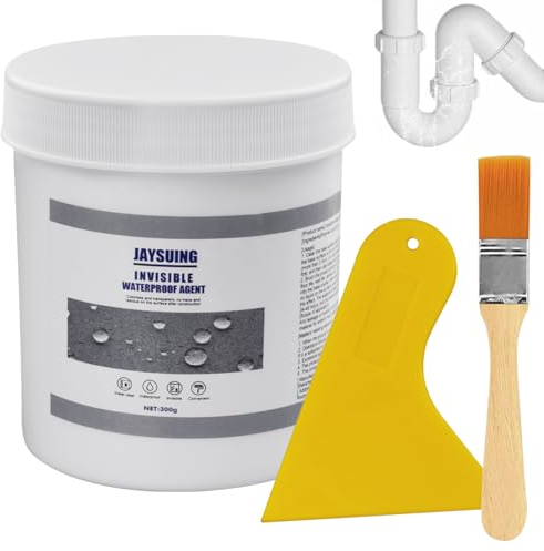 Transparenter Wasserdichter Beschichtungsmittel, 300g Wasserdichtes Beschichtungsmittel, Transparente Wasserdichte Versiegelung, Wasserdichte Isolier-Dichtstoff-Emulsion für Dach, Bad, Boden