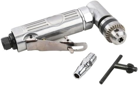 Pneumatic Drill 1/4 High Speed 90 Degree Elbow Right Angle Air Drill Hole Drilling Machine