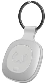 Fresh 'n Rebel Smart Finder - Funktioniert mit Apple Wo Ist? (IOS), Schlüsselfinder mit Lautsprecher, Smart Tag, IP67 Staub- und wasserdicht, Unterstützt Lost Mode, Austauschbare Akku (Ice Grey)