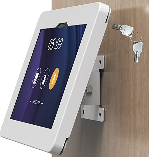 Beelta Tablet Wall Mount Anti-theft Compatible with Samsung Galaxy Tab S9-11 inch & S9 FE-10.9 inch, All Metal, Anti-Theft Lock Adjustable Tablet Stand, BSW101WF