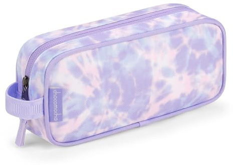 Choco Mocha Kinder Federmäppchen für Mädchen Junge, Tie-Dye Rosa und Violett