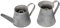 Kerzenhalter Shabby Chic Zink Kannen 2er Set für Stabkerzen Ø20mm