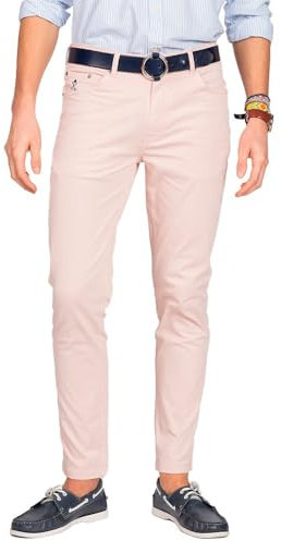 HARPER & NEYER Pantalon Chino Icon Colours, Rose pâle, 46 Homme
