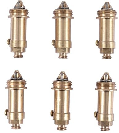 Agwuoetr 6 STÜCKE Waschbecken StöPsel Becken Badewannen Abfluss Messing Stecker Schraube für SpüLbecken Wanne Abfluss Stopfen im der KüChe