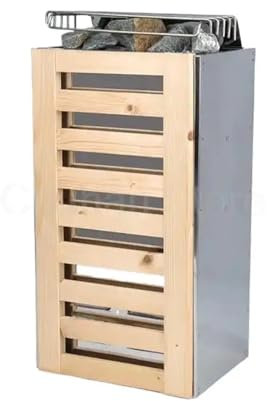 HFWRDVJCM 3.6KW Stufa for Sauna in Legno Stufa for Sauna Generatore di Vapore for Sauna for Uso Domestico Attrezzatura for Il Riscaldamento della Stanza del Forno(Yellow)