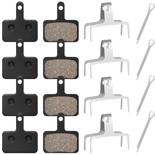 4 PCS Bremsbeläge Fahrrad, Fahrrad bremsbeläge, Scheibenbremse für B01S, B03S,B05S Fahrrad Bremsen Bike Beläge I Bremsbelag I Scheibenbremsbeläge High Performance für Deore, TRP, Tektro