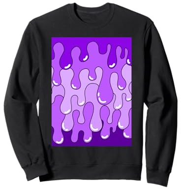 Gráfico Morado de gelatina Morada Sudadera
