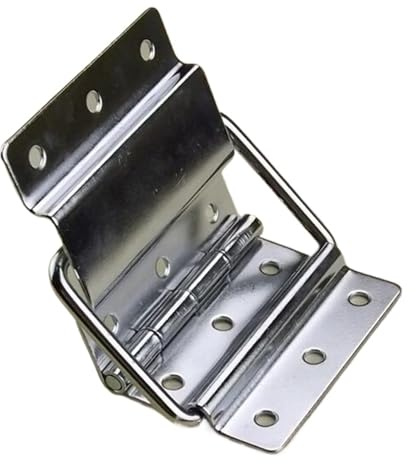 Lot de 2 charnières à angle 90° for supports levage, quincaillerie meubles, placard, accessoires bagagerie(D styles)