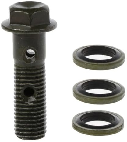 Vis Creuse De Frein 1.25 Double Banjo Pour, Double Boulon Banjo M10x1.25 Tuyau D'huile De Frein Vis Creuse For Moto Saleté