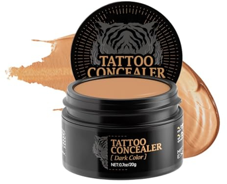 -Concealer-Creme – 20 g rBody Mark Coverasge Primer Makeup, leichte, atmungsaktive Formel | Schweißresistente Kosmetik für Männer