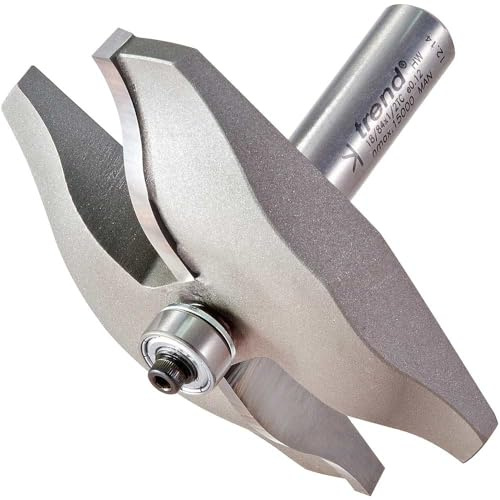 Trend lagergeführter Ogee Paneelheber-Fräser, 1/2 Zoll Schaft, 85,7 mm | Fräst Ogee-Paneelheber mit Lagerführung für Fräsarbeiten, 85,7 mm und 1/2 Zoll Schaft, 18/84X1/2TC