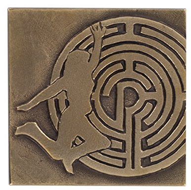 Labyrinth: Bronzeplakette zur Konfirmation