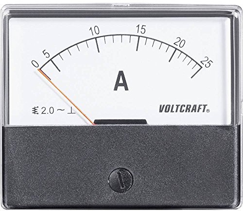 VOLTCRAFT AM-70X60/25A AM-70X60/25 A Einbau-Messgerät AM-70X60/25A 25 A Dreheisen