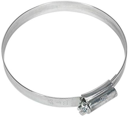 Sealey HCJ4X HI-Grip Hose Clip Zinc Plated Ø80-100mm Pack of 10