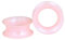 Longbeauty 2 Stück Extra Soft Silikon Ohr Tunnel Plug Piercing Ohrringe Schmuck Pink 6mm