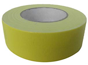 Handelskönig Premium Steinband gelb 44 mm x 50 m Putzband Klebeband Fixierband Abklebeband Gewebeband mit extremer Klebkraft