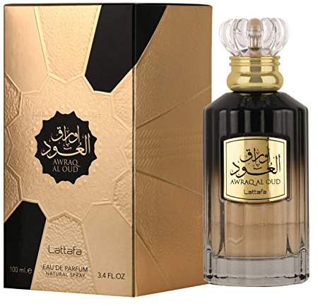 LATTAFA Awraq Al Oud Eau De Parfum Spray, für Damen und Herren, ideal für einen langanhaltenden Duft, mit 100 ml