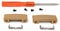 Studio3 Hinges Replacement Metal Buckle lock connector Clip Repair parts Compatible with Beats Studio 3.0 Wireless headphones (Rose Gold)