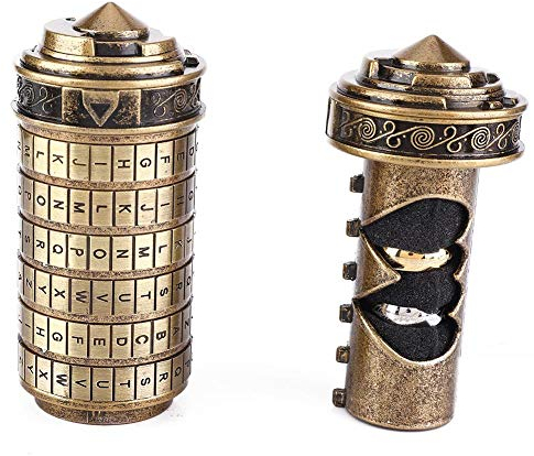Biitfuu Da Vinci Code Lock Mini Cryptex Valentinstag Interessante kreative romantische Geburtstagsgeschenke für Sie