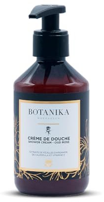 BOTANIKA - CREME DE DOUCHE OUD ROSE 250ml - FEUILLE ARGANIER, CALENDULA - MAROC