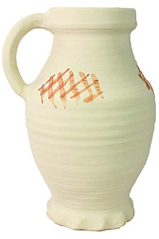 Vehi Mercatus Mittelalter Krug oder Kanne aus Ton 1,4L
