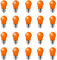 20er 3Watt LED Farbige Glühbirne E27 Mehrfarbige Glühlampe für Hochzeit Halloween Weihnachten Party Bar, Orange