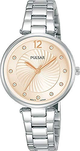 PULSAR Damen Analog Quarz Uhr mit Metall Armband PH8491X1