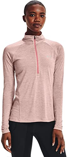 Under Armour Damen Twist T-Shirt, 663 Pink Clay, L