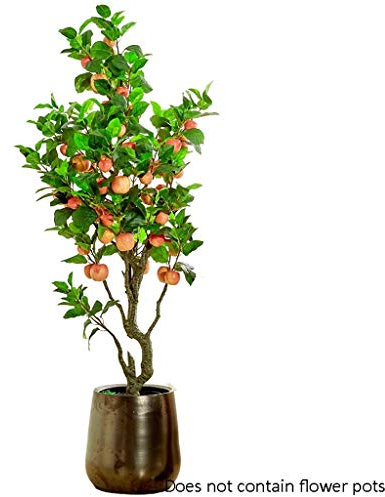 Übernatürlicher Simulationsbaum Künstliche Apfelbaum Topf Nordic Home Wohnzimmer Gefälschte Baum Display Bonsai Fotografie Requisiten Gefälschten Apfel Hauptdekoration im Freien ( Größe : 120CM )
