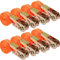 JOIKIT 8 Pack 25mm x 4m Ratchet Strap Sets, 800kg Capacity Heavy Duty Lashing Tie Down Straps Tensioning Belt Fastening Load Securing Straps with Adjustable Metal Buckle for Truck Luggage,