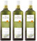 Olio extra vergine d'oliva DOP Riviera Ligure PrimOli dalla provincia di Imperia, fruttato leggero con decisa sensazione di dolce, ideale usato a crudo su piatti di pesce, 3x500 ml