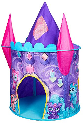 Magic Mixies Schloss-Spielzelt für Mädchen und Jungen, einfacher Aufbau für sofortiges Spielen, einfach zu montieren, Schlossprinzessin-Spielhaus, 80.0 cmx 115.0 cm (DxH)