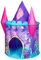 Magic Mixies Schloss-Spielzelt für Mädchen und Jungen, einfacher Aufbau für sofortiges Spielen, einfach zu montieren, Schlossprinzessin-Spielhaus, 80.0 cmx 115.0 cm (DxH)