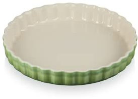 Le Creuset Tarteform aus Steinzeug, 28 cm, 2.1 Liter, Bamboo, 71120284080001