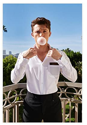 Schauspieler Tom Holland 8 Leinwand-Poster, Schlafzimmerdekoration, Sport, Landschaft, Büro, Raumdekoration, Geschenk, ohne Rahmen, 30 x 45 cm
