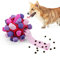 Tesytto Schnüffelball für Hunde Interaktives Hundespielzeug Ermutigen Natürliche Nahrungsfähigkeit Slow Food Training Bissresistenter Welpe Spielen Tragbare Hunde Intelligenzspielzeug(Sommer Rosa)