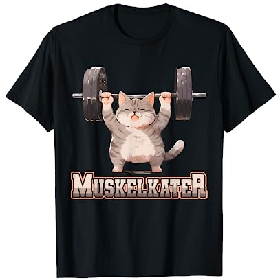 Muskelkater Bodybuilding Kraftsport lustiges Fitness T-Shirt