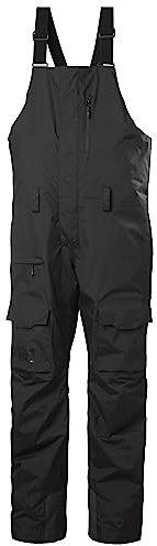 Helly-Hansen SOGN Bib Cargo Skihose für Herren, wasserdicht, isoliert, verstellbare Passform, atmungsaktives Gewebe, 990 Schwarz - Größe S