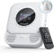 Arafuna Lettore CD Portatile con Ricevitore e Trasmettitore Bluetooth, Lettore CD Portatile con Altoparlanti HiFi, Lettore CD Personale Display LED Integrato, Radio Lettore CD (White)