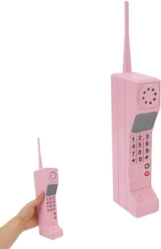 VINGVO Modello di Cellulare retrò, Accessorio per Telefono Vecchio Mattone degli Anni '80 e '90, Accessorio per Telefono Finto per Feste di Halloween, Accessori Fotografici, Decorazioni