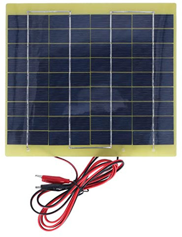 Matériau de Panneau Solaire en Polysilicium Faible efficacité Lumineuse Solaire Portable Léger pour la Batterie 12V 5W 18V Matériau de Panneau Solaire en Polysilicium