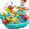 Jiakora Play Sink with Running Water, 3-in-1 Toddler Kitchen Toys, Playing house toys,Magnetic toys,Fishing Set, Tracks, Pretend Play Kitchen Cleaning Set Dishwasher Role Play Gifts