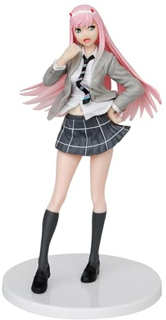 Anime Figure Zero Two Uniform Action Figure Model Statue, PVC Actionfigur Modell Desktop Statue Dekoration