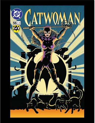Batman - Gerahmtes Poster, Comic-Titelbild (40 cm x 30 cm) (Bunt)