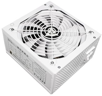 Apevia ATX-PR600W-WH Prestige 600W 80+ Gold Certified, RoHS Compliance, Active PFC ATX Gaming Power Supply White