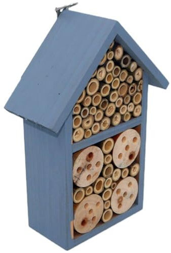 Tsffae Naturliga träinsektshus vilda insekter hotell bihus bikupa habitat för nyckelpigor nyckelpigor trä bikupa nyckelpiga trä paletter järn trä