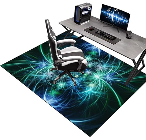 70 x 100 cm Office Gaming Chair Mat - Hard & Carpet Floor Protector, Rolling Chair Rug for Desk