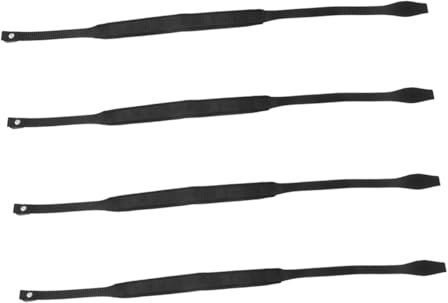 Didiseaon 4pièces Dragonne Bâton Marche Ajustable Nylon Antidérapante Compatible Ski Trekking Canne Outdoor